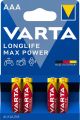 Varta Longlife Max LR03 AAA (4τμχ)