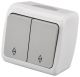 Entac 106+6 Stephan surface mounted alternative switch IP54