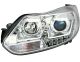 Φανάρια εμπρός led για Ford Focus (2011+) - chrome , χωρίς λάμπες (Η7) - σετ 2τμχ.