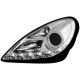 Φανάρια εμπρός led για Mercedes R171 CLK (2004-2011) , με λάμπες (Η1) - σετ 2τμχ.