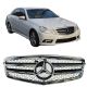 Μάσκα Για Mercedes-Benz E-Class W212 09-13 Amg Look με 2 Γρίλιες Χρώμιο/Μαύρο 1 Τεμάχιο (CAR0014735)