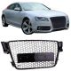 Μάσκα Για Audi A5 8T 07-11 RS5 Look Κυψελωτή Γυαλιστερό Μαύρο 1 Τεμάχιο (CAR0022452)