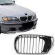 Καρδιά Μάσκας Αριστερή Για BMW 3 E46 02-05 Sedan/Touring Χρώμιο/Μαύρη 1 Τεμάχιο (CAR0029926)