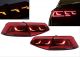 Πισινά Φανάρια Set Για VW Passat B8 3G (2015-2019) Limousine Sequential Dynamic Φλας B8.5 Design Red/Crystal (CAR0031344)