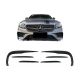 Splitters Μπροστινού Προφυλακτήρα Για Mercedes-Benz E-Class W213 16-19 Pro Facelift Amg Line Έκδοση Γυαλιστερό Μαύρο 6 Τεμάχια (CAR0031434)