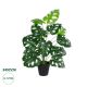 GloboStar® Artificial Garden MONSTERA PLANT 20909 - Διακοσμητικό Φυτό Μονστέρα Φ50 x Υ75cm