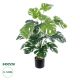 GloboStar® Artificial Garden MONSTERA PLANT 20924 - Διακοσμητικό Φυτό Μονστέρα Φ90 x Υ80cm