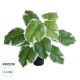 GloboStar® Artificial Garden WHITE HOSTA PLANT 20931 Διακοσμητικό Φυτό Λευκή  Χόστα Φ60 x Υ55cm